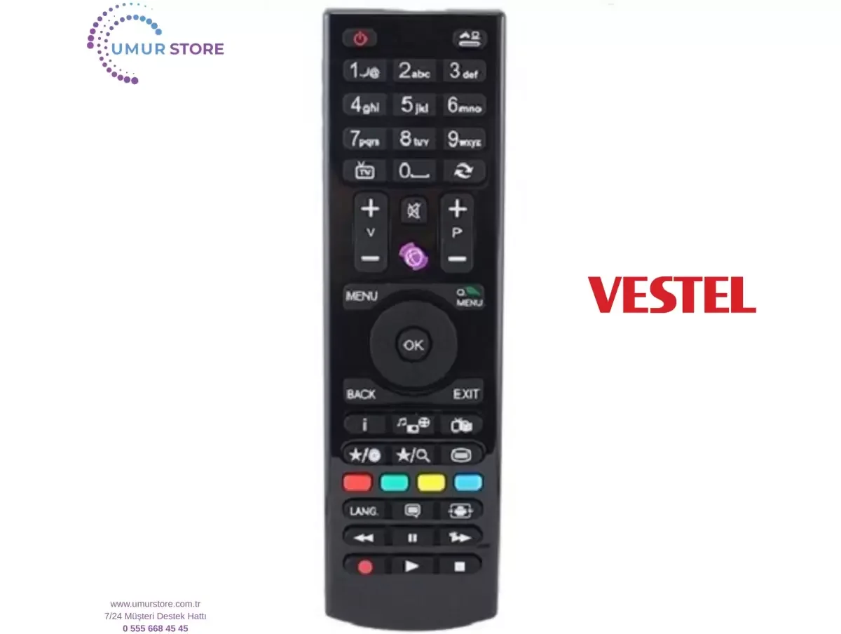 Vestel İle Uyumlu 49UA9600 Uydu Alıcılı 4K Smart LED TV Kumandası Vestel İle Uyumlu 49UA9600 Uydu Alıcılı 4K Smart LED TV Kumandası