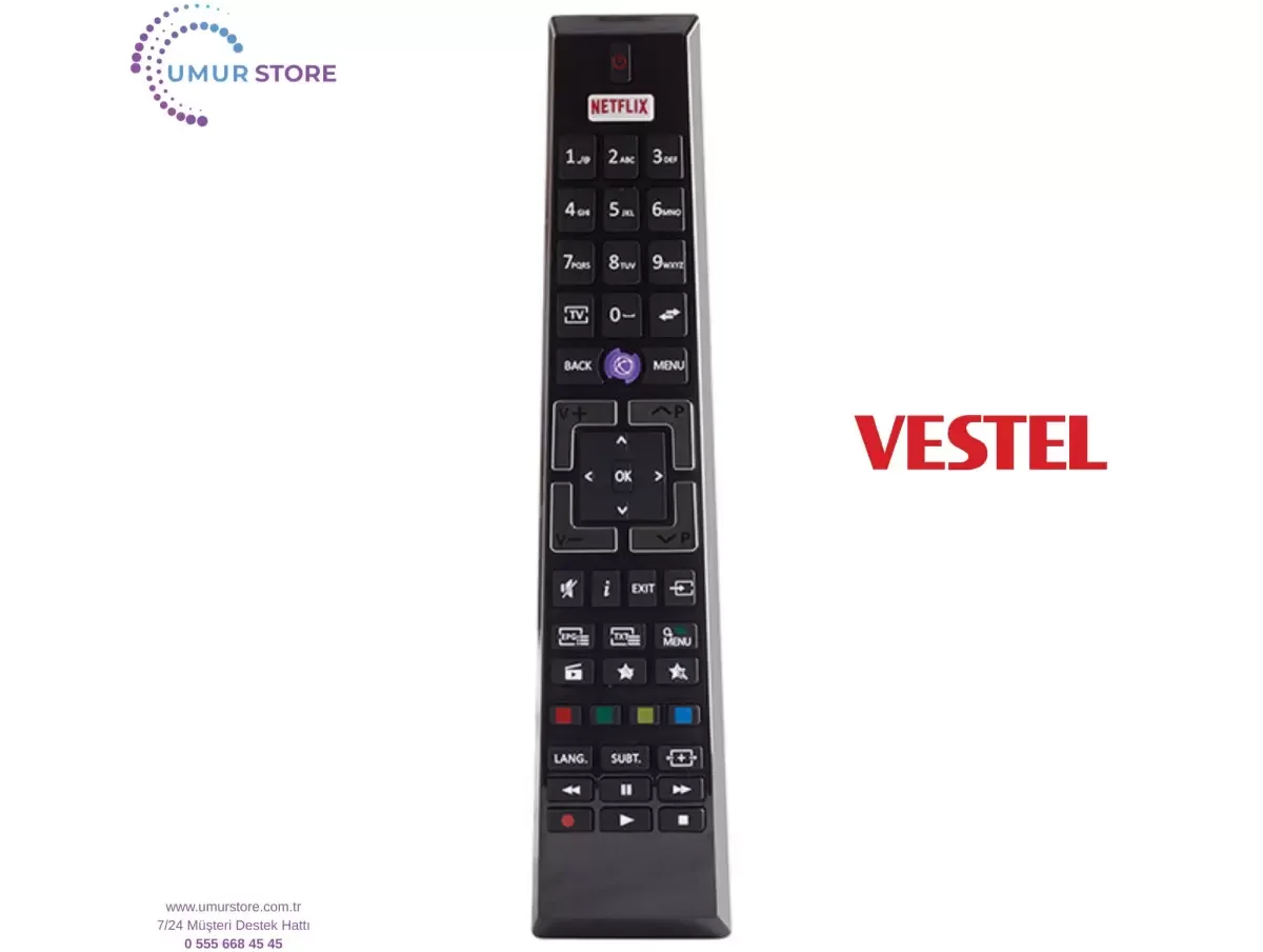 Vestel İle Uyumlu 49UD9400 Uydu ALICILI 4K SMART LED TV Kumandası Vestel İle Uyumlu 49UD9400 Uydu ALICILI 4K SMART LED TV Kumandası
