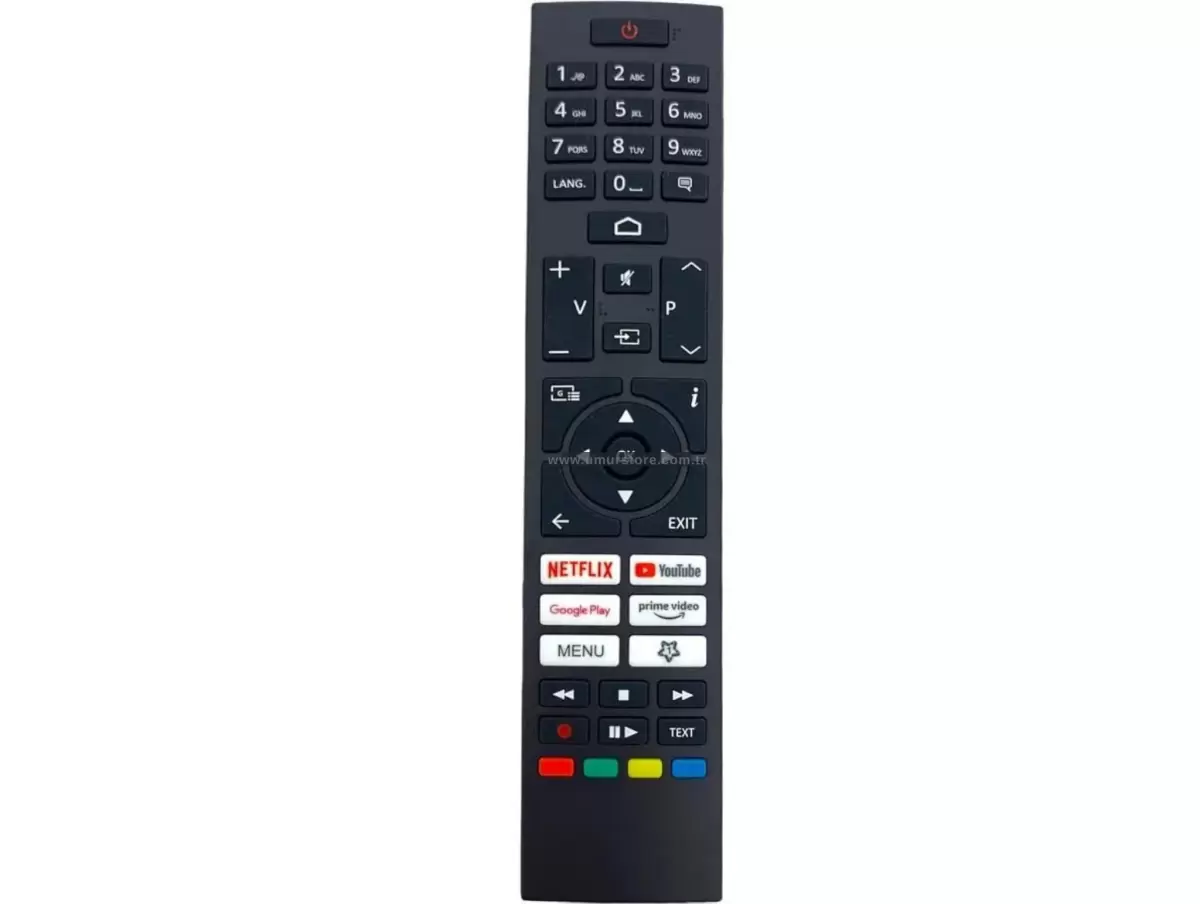 Vestel  İle Uyumlu 75UT9740 Smart Tv Kumandası-Mikrofonsuz
