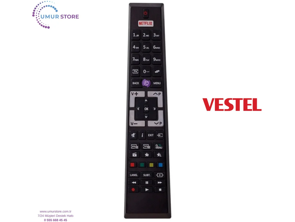 Vestel İle Uyumlu Rca-4995 Smart Led Tv Kumandası