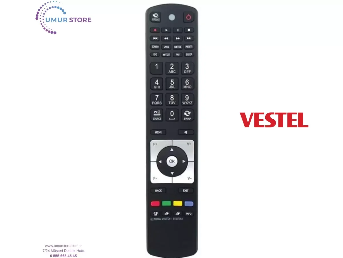 VESTEL İle Uyumlu SATELLITE 39PF5025 39”LED TV Kumandası