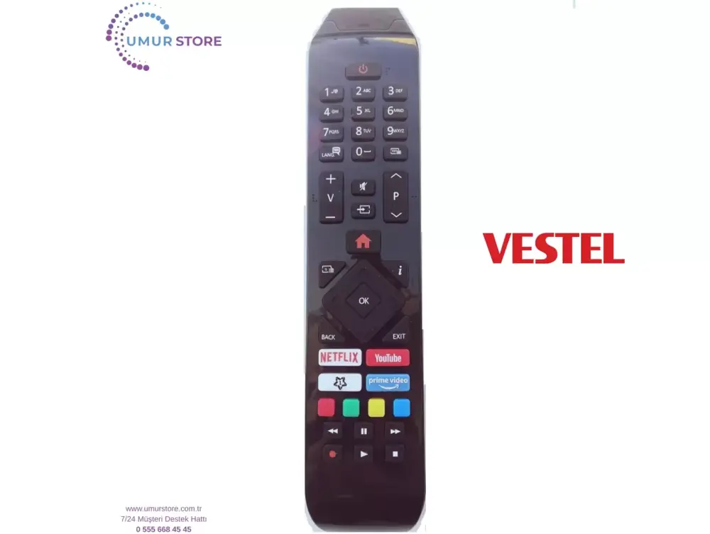 Vestel İle Uyumlu Smart Tv Kumandası REGAL SEG FİNLUX