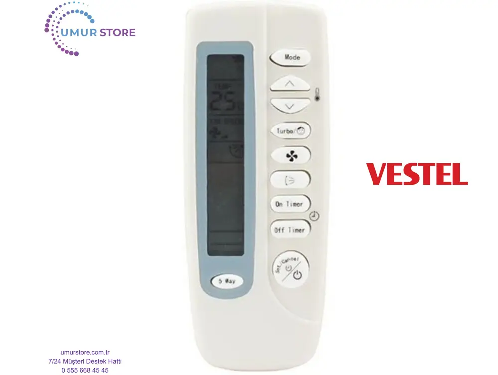 Vestel Klima Kumandası Vestel Klima Kumandası