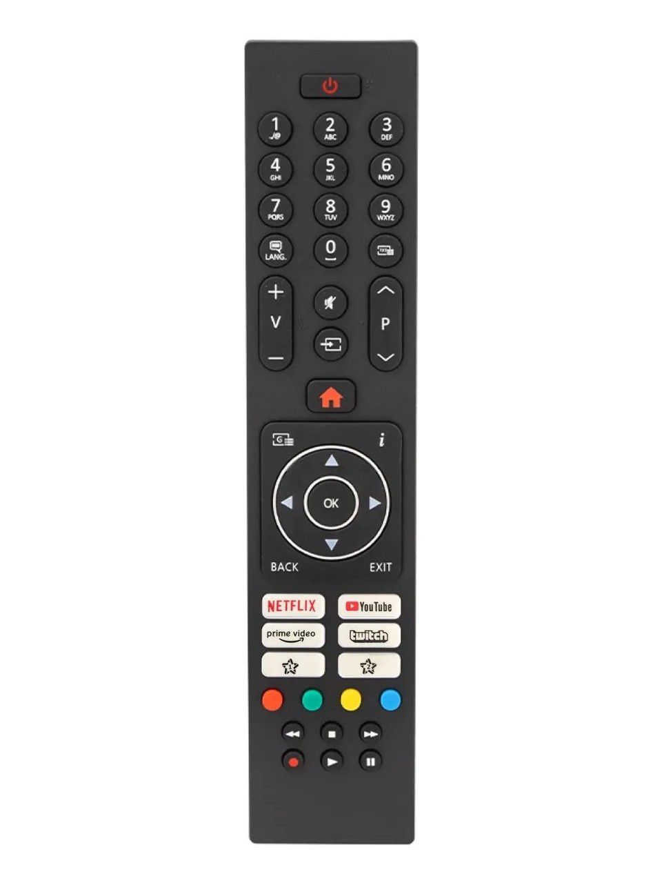 Vestel LCD LED Kumanda Netflix Youtube Prime Video Twitch Tuşlu
