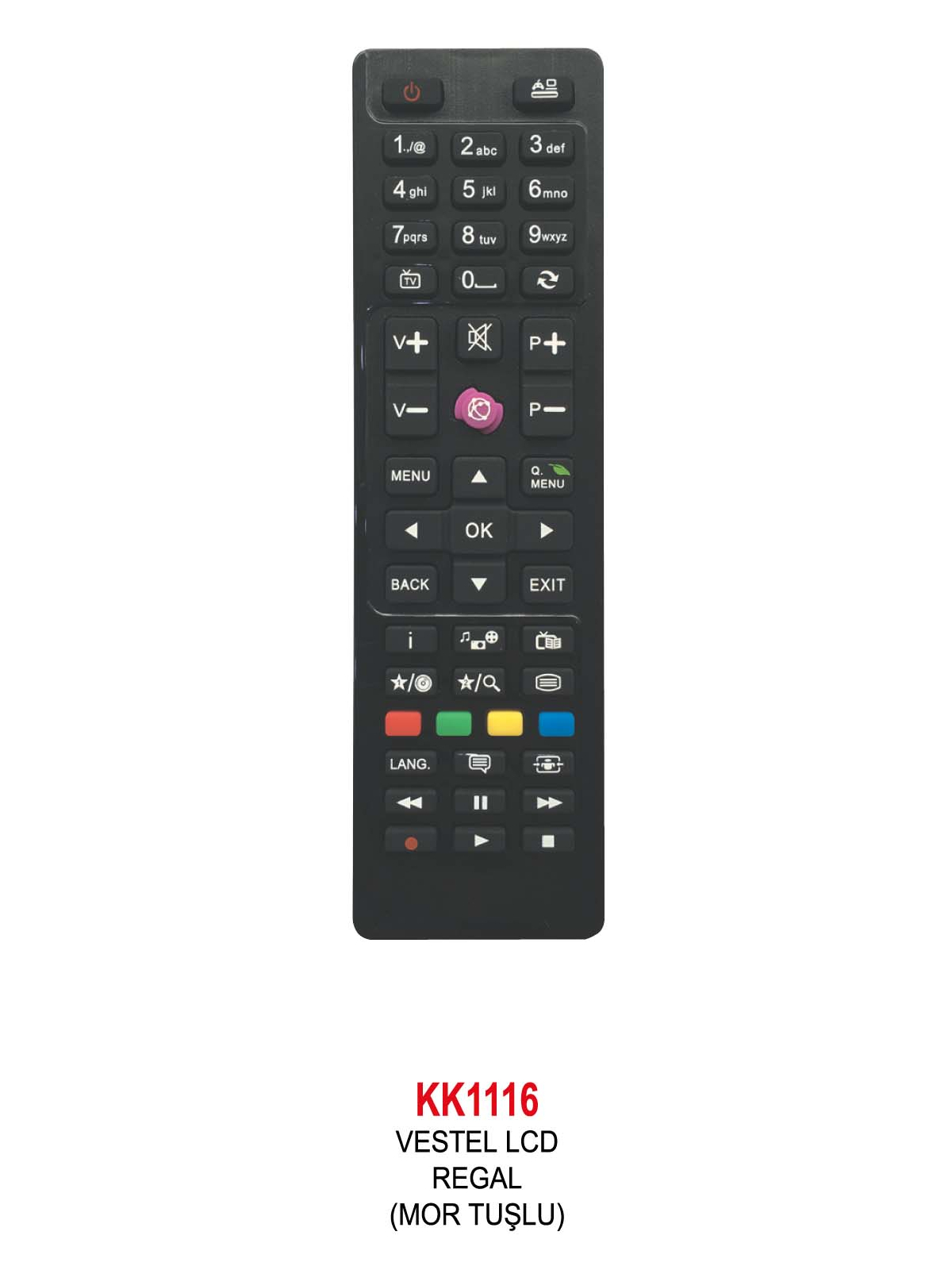 VESTEL LCD-REGAL (MOR TUŞLU) KUMANDA VESTEL LCD-REGAL (MOR TUŞLU) KUMANDA