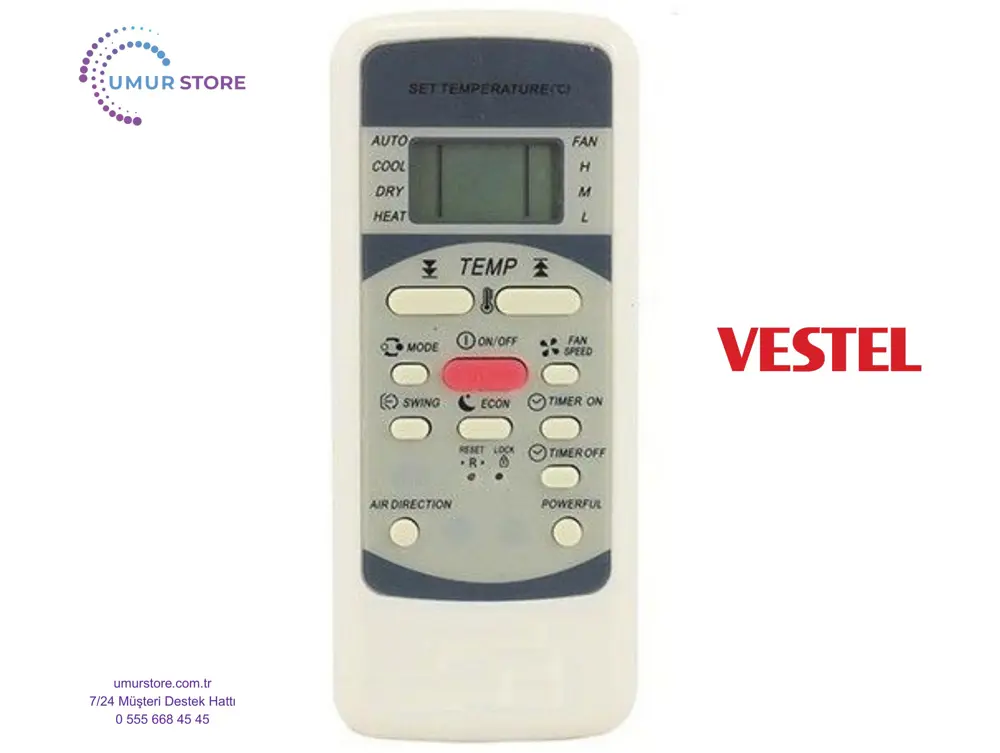 Vestel Megatron Mobil 9A Klima Kumandası