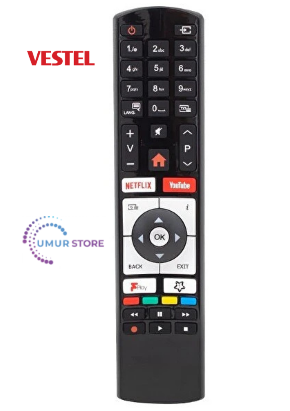 Vestel RC4319 H0362B Muadil LCD LED TV Kumanda Vestel RC4319 H0362B Muadil LCD LED TV Kumanda