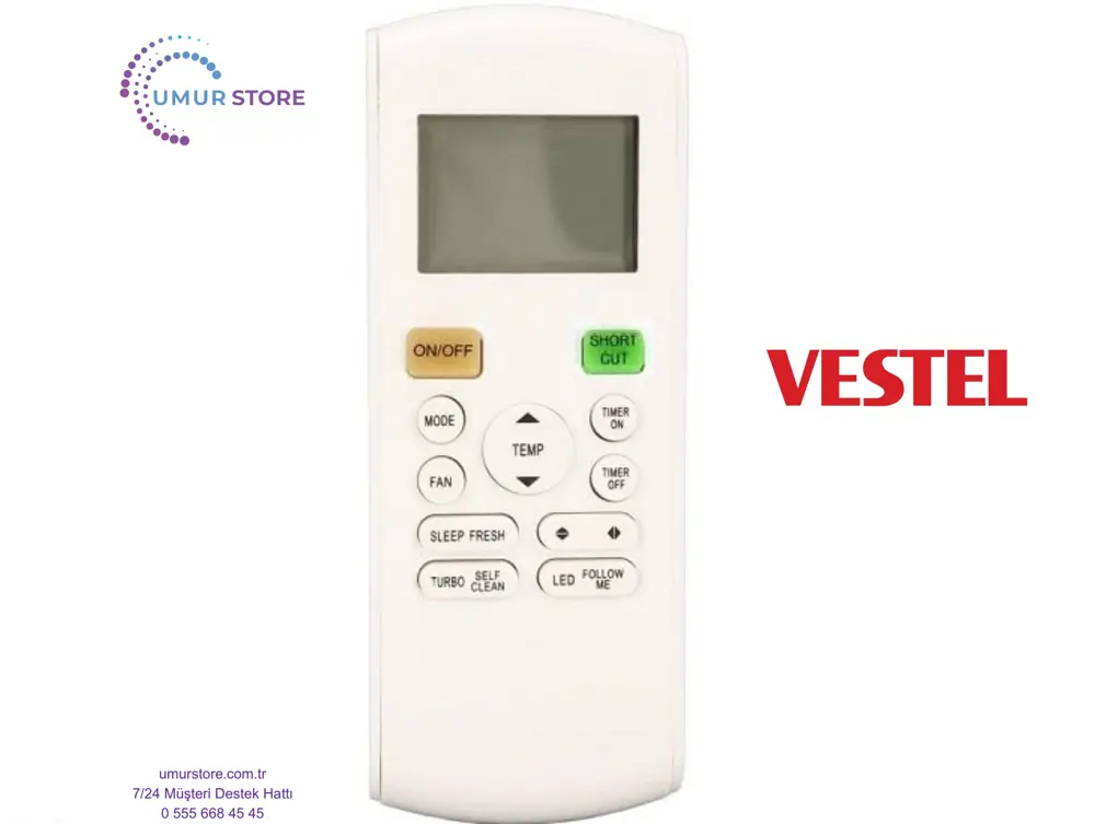 Vestel RG51B14/E Klima Kumandası