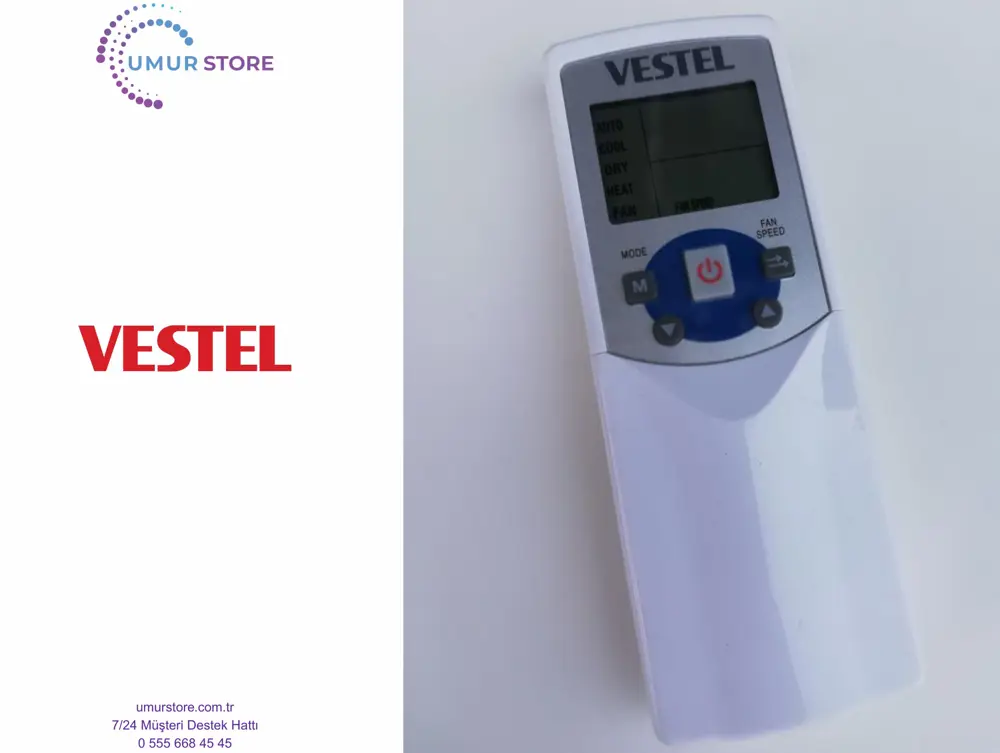 Vestel RM05/BG (T) E-A Klima Kumandası