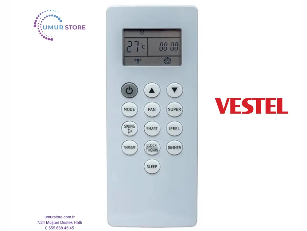 Vestel ST4501 C Inverter Salon Tipi Klima Kumandası Vestel ST4501 C Inverter Salon Tipi Klima Kumandası