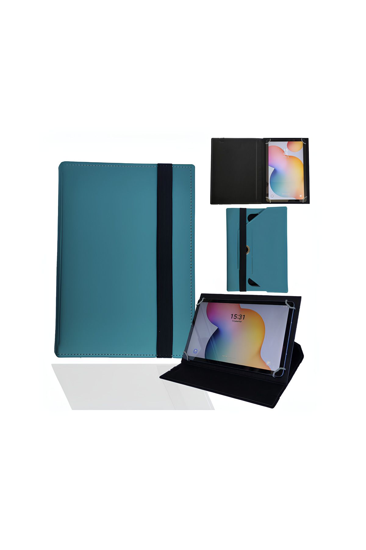 Piyasasepeti Vestel V Tab Pro 7.85" Tablet Uyumlu Standlı Üniversal Kapaklı Tablet Kılıfı