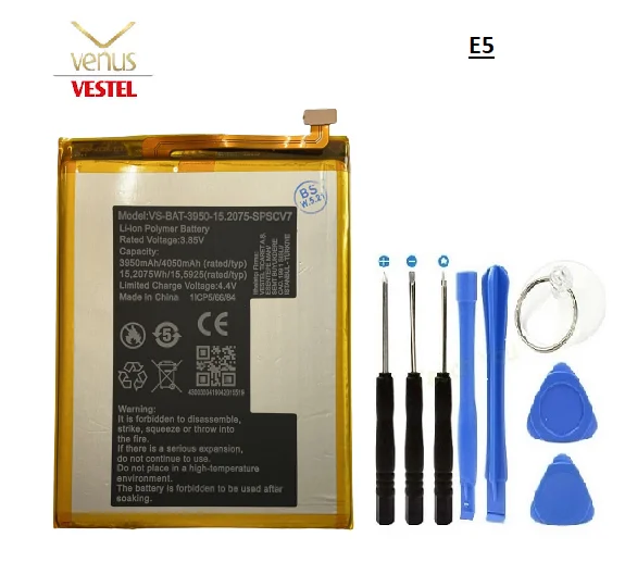 VESTEL VENÜS E5 PİL BATARYA VE TAMİR SETİ VS-BAT3300 Fiyatı, Yorumları ve Özellikleri