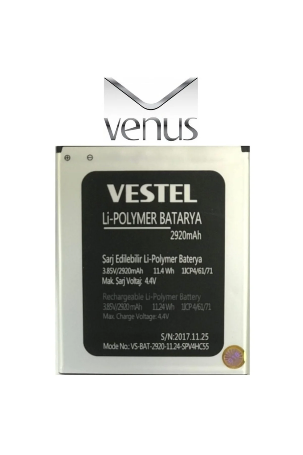 Vestel Venüs V3 5530 Pil Batarya Vs-Bat-2920-11.24 İthal