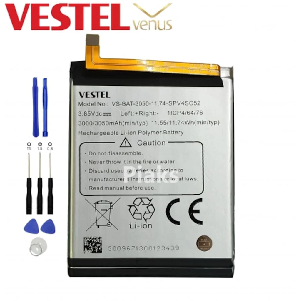 Vestel Venüs Z10 Pil Batarya ve Tamir Seti Vs-Bat-3050