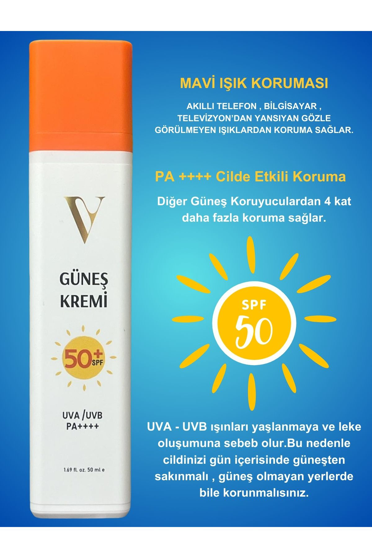 Vestiti Güneş Kremi 50 Spf