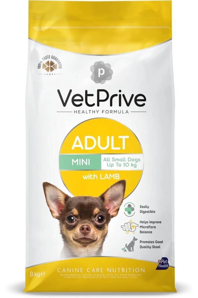 Vet Prive Kuzu Etli Küçük Irk Yetişkin Köpek Maması 8 Kg Vet Prive Kuzu Etli Küçük Irk Yetişkin Köpek Maması 8 Kg