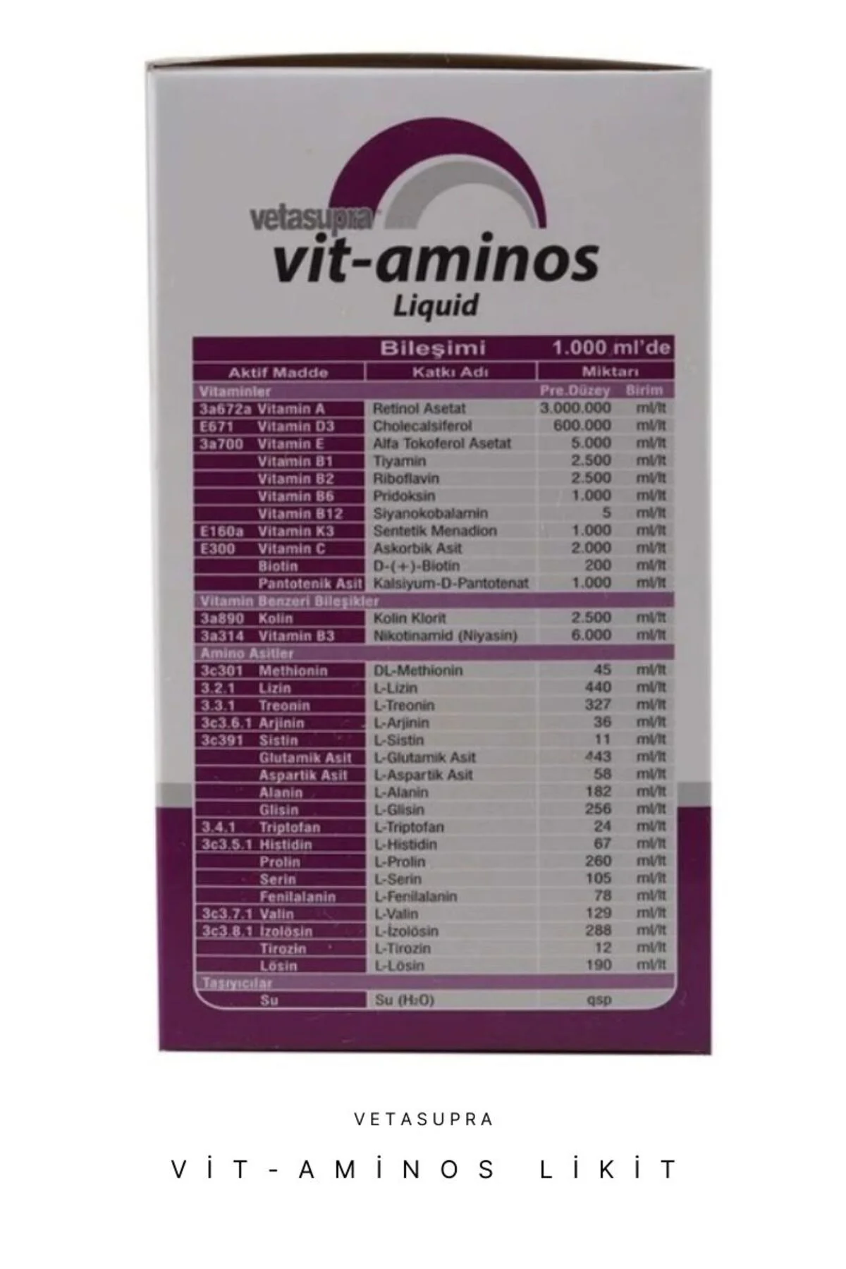 Vetasupra Vit-Aminos Likit 100ml