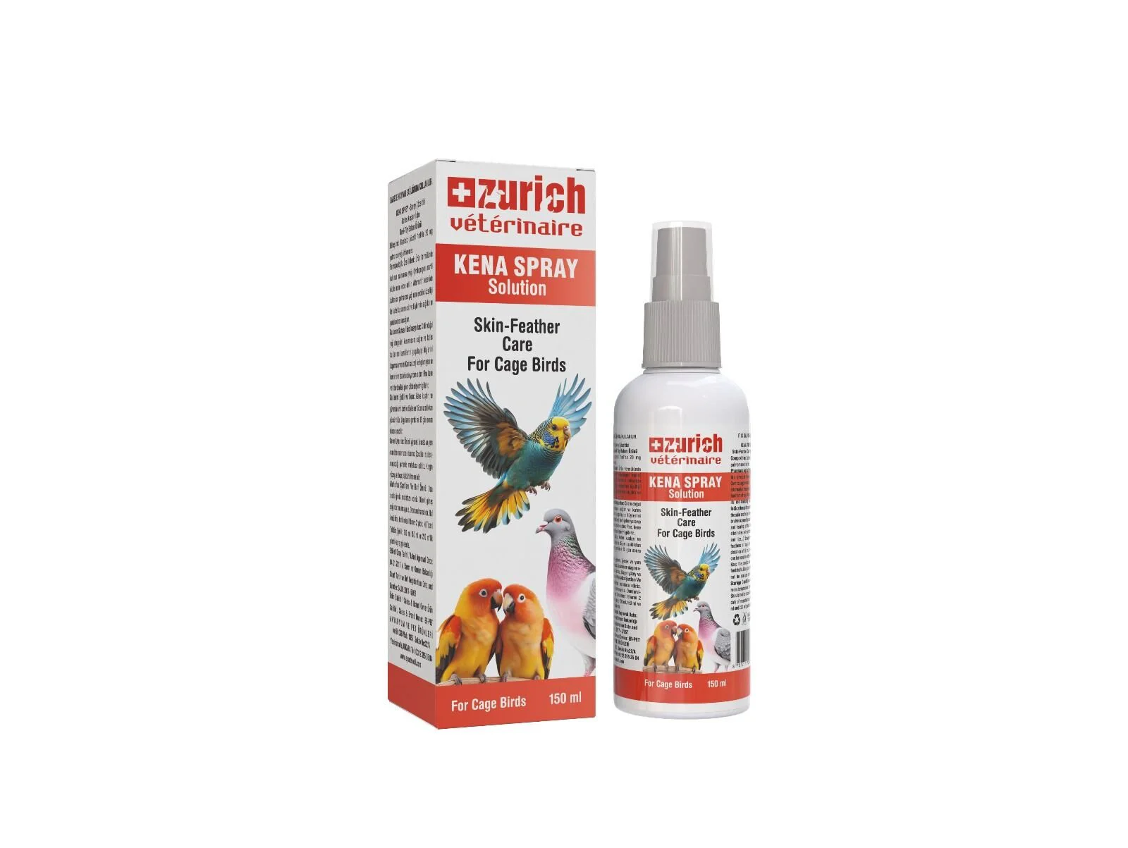 Veterinaire Kuş Herbo Sprey 150 ML Veterinaire Kuş Herbo Sprey 150 ML