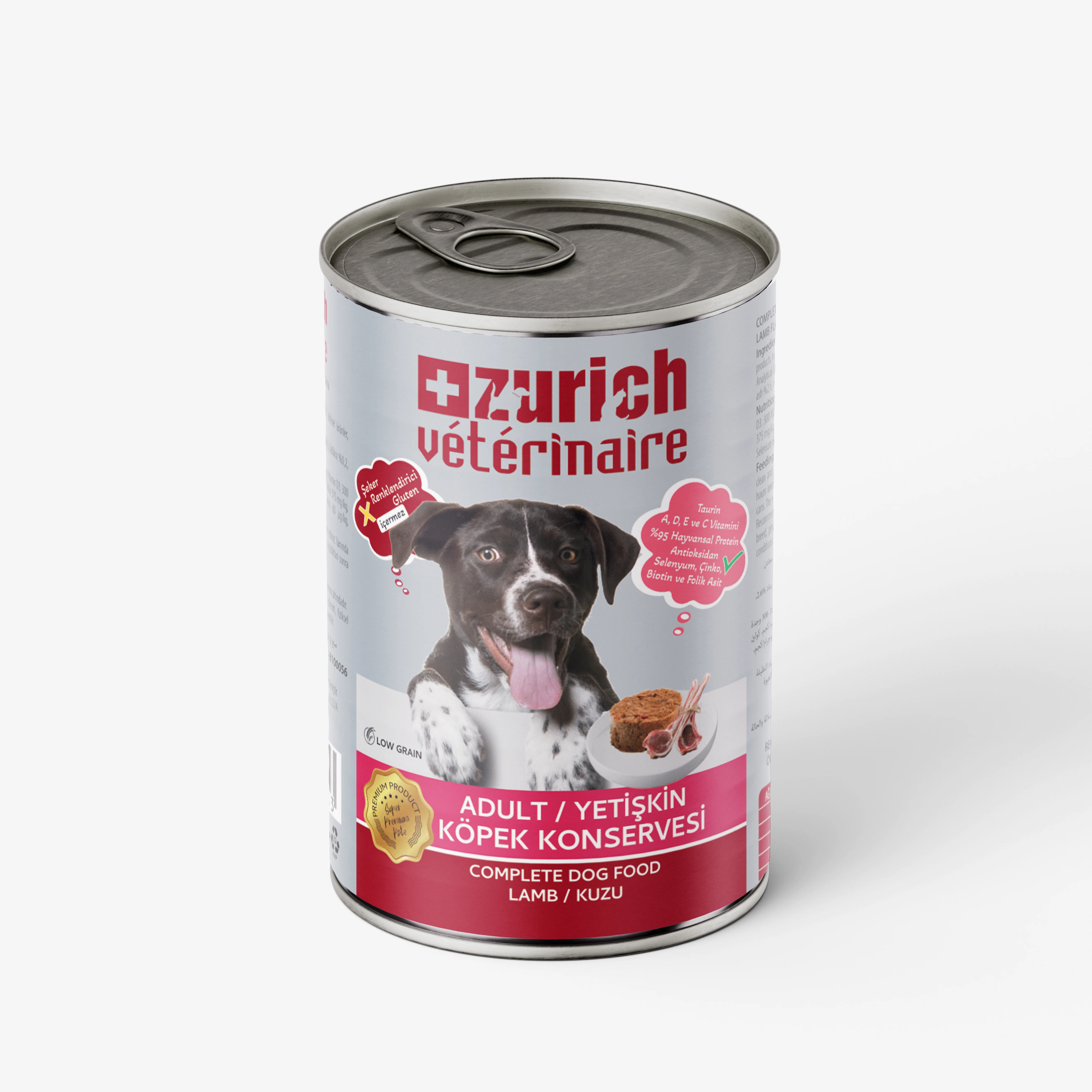 Veterinaire Pate Kuzulu Yetişkin Köpek Konservesi 415 gr Veterinaire Pate Kuzulu Yetişkin Köpek Konservesi 415 gr