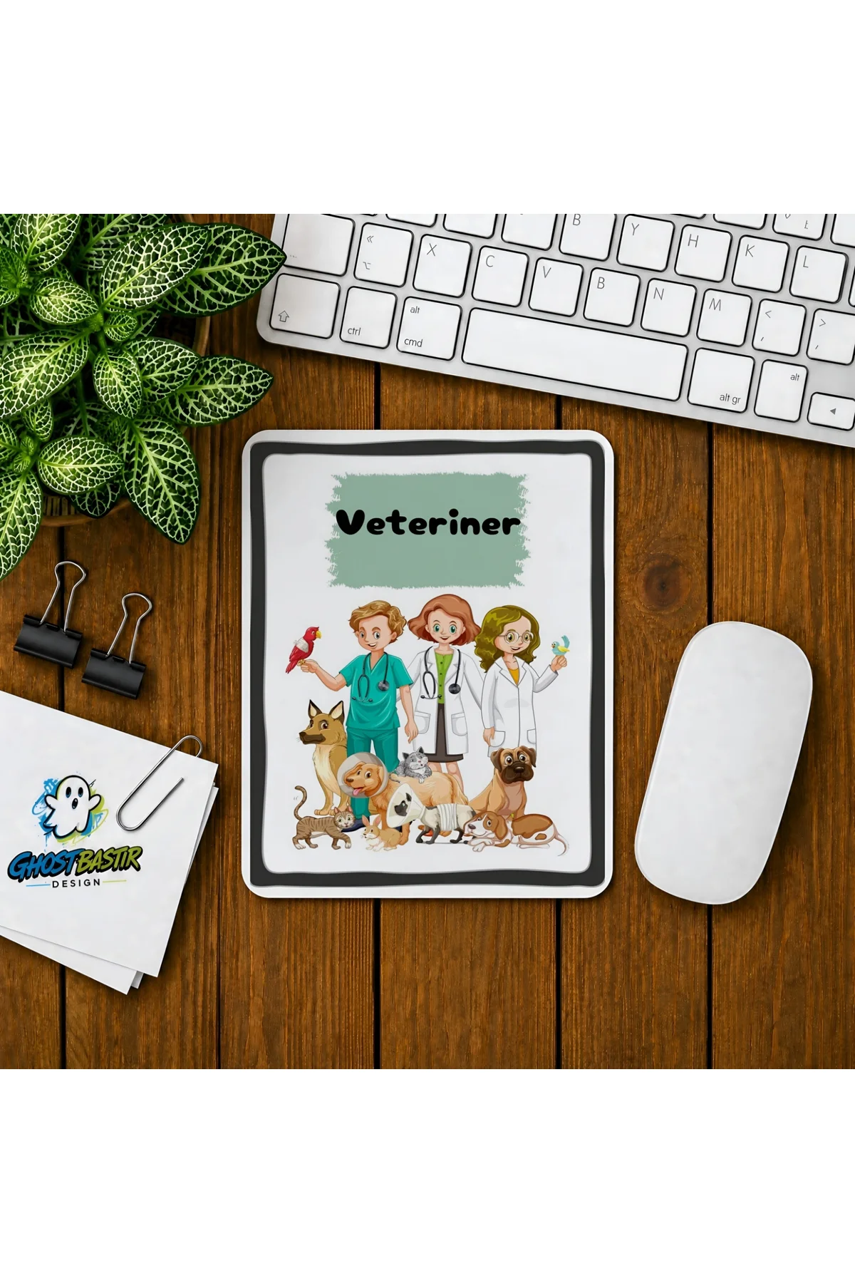 Veteriner Baskılı Oyuncu Mousepad 0348