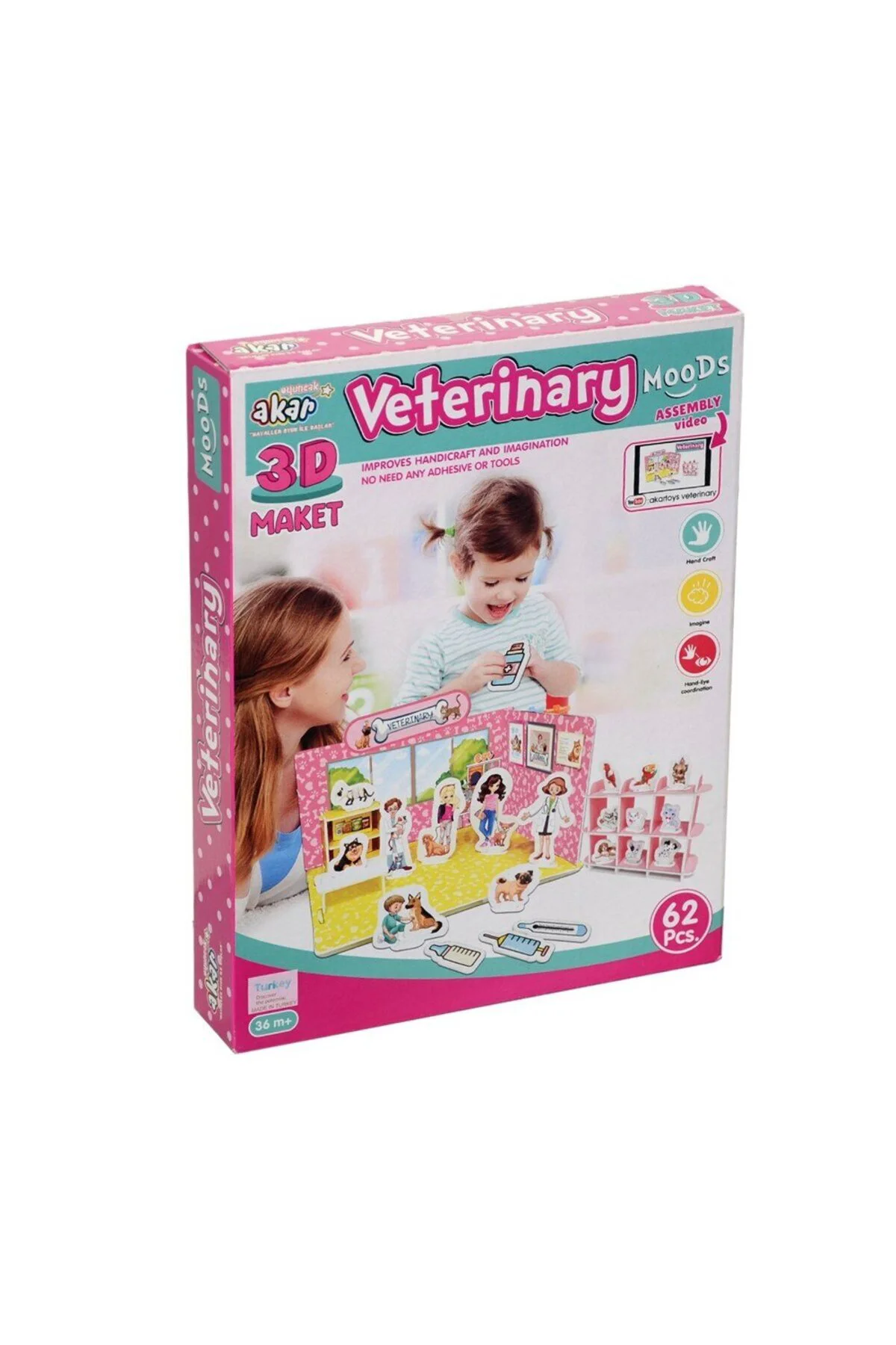 Veteriner Maket 3 Boyutlu Puzzle