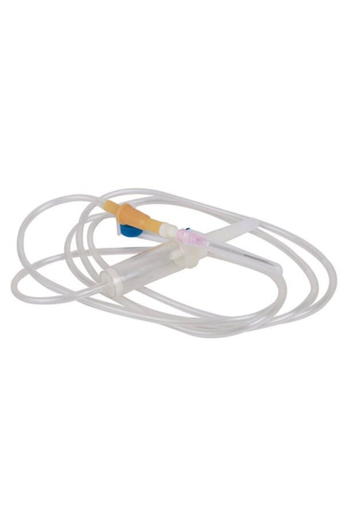 Tarımgaraj Veteriner Serum Seti Pembe Uç - 50 Adet İnfusıon Set - Serum Set