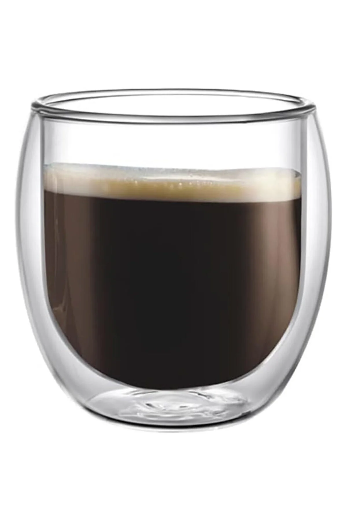 Vetro Borosilikat Çift Camlı Espresso Bardağı 100ML (2ad)