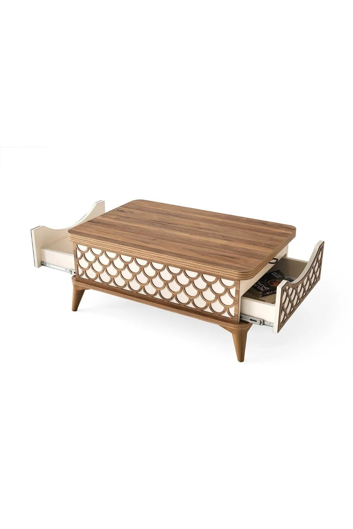 Vezir 5 Kademeli Çekmeceli Akıllı Sihirli Orta Sehpa 60x90