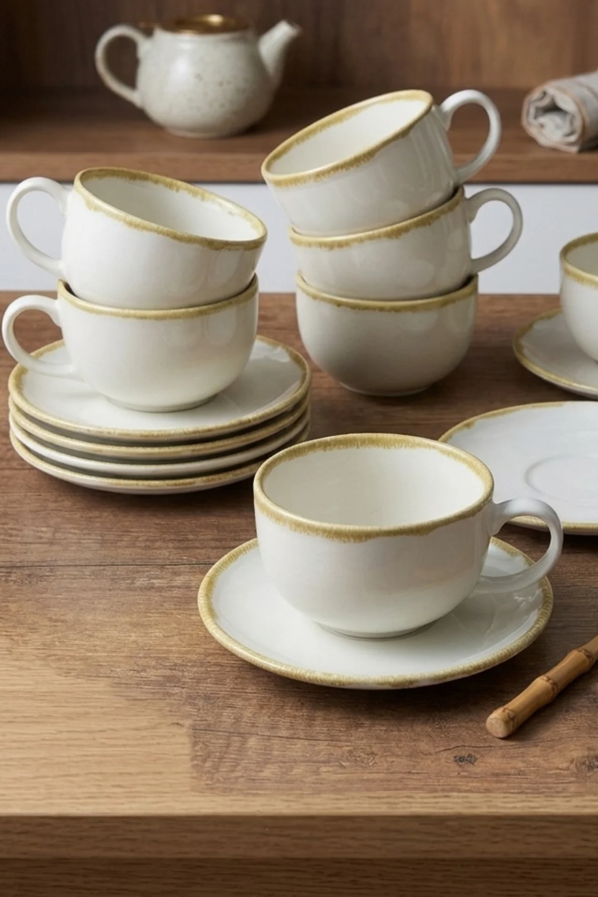Vezura Çay-Kahve-Cappucino 6 Kişilik 12 Parça Fincan Seti Vezura Çay-Kahve-Cappucino 6 Kişilik 12 Parça Fincan Seti