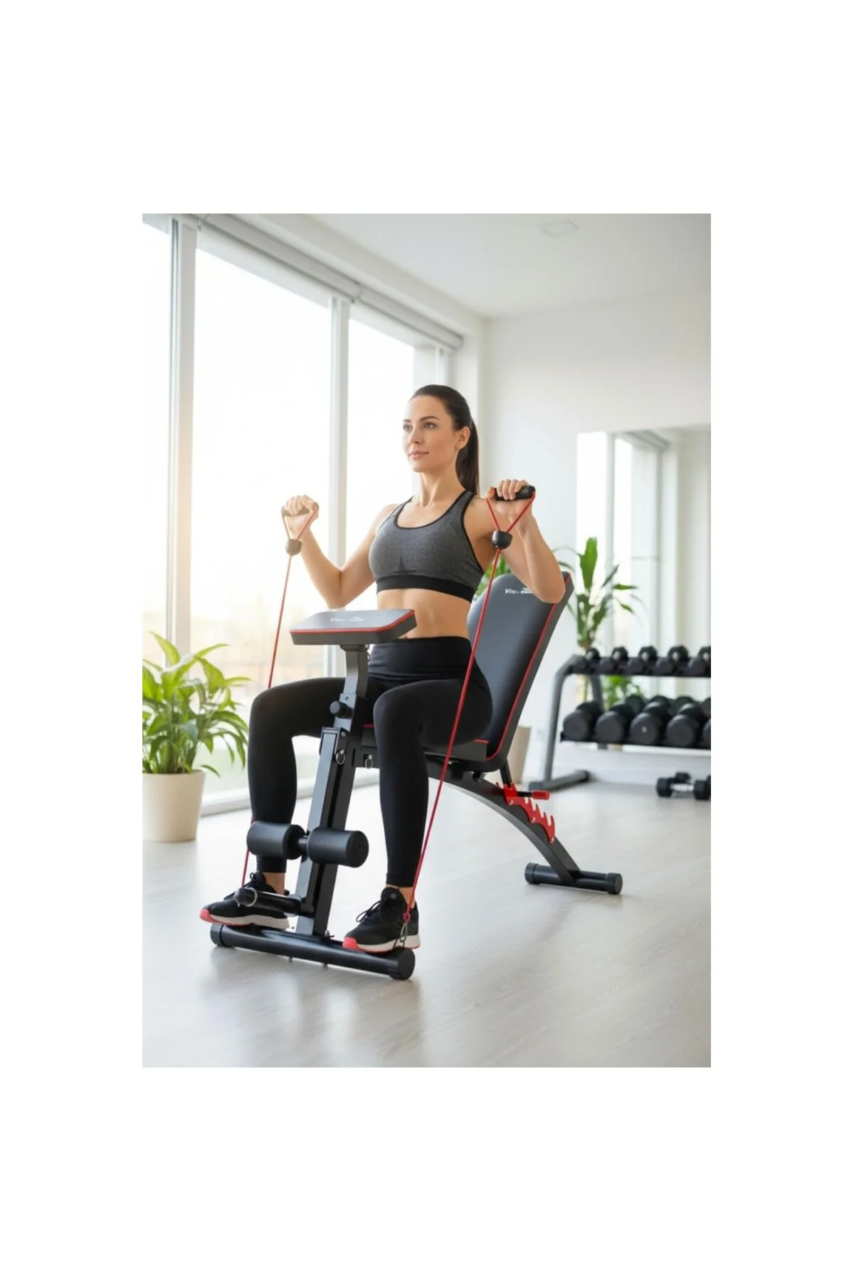 Vfit By D208 Katlanabilir Kol Dayamalı Incline/Decline Ayarlanabi