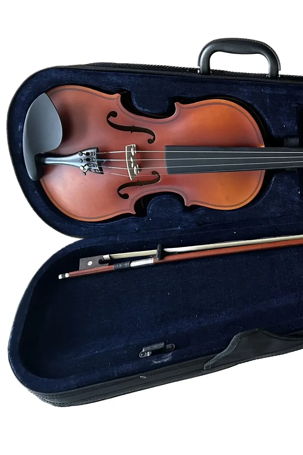 Vg001l34 Keman, Naturel Mat 3/4, Hardwood, Kumaş Sert Kutulu