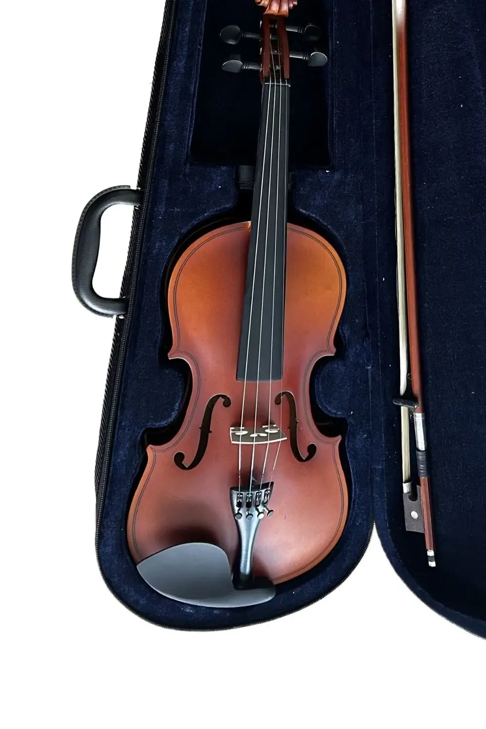 Vg001l34 Keman, Naturel Mat 3/4, Hardwood, Kumaş Sert Kutulu