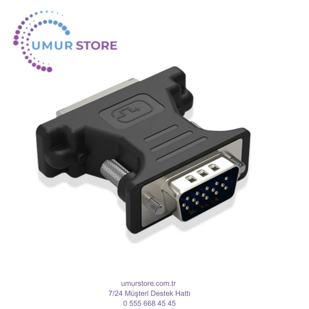 VGA DVI Çevirici VGA Erkek DVI Dişi 15 Pin VGA Erkek 24+5 Dişi DV