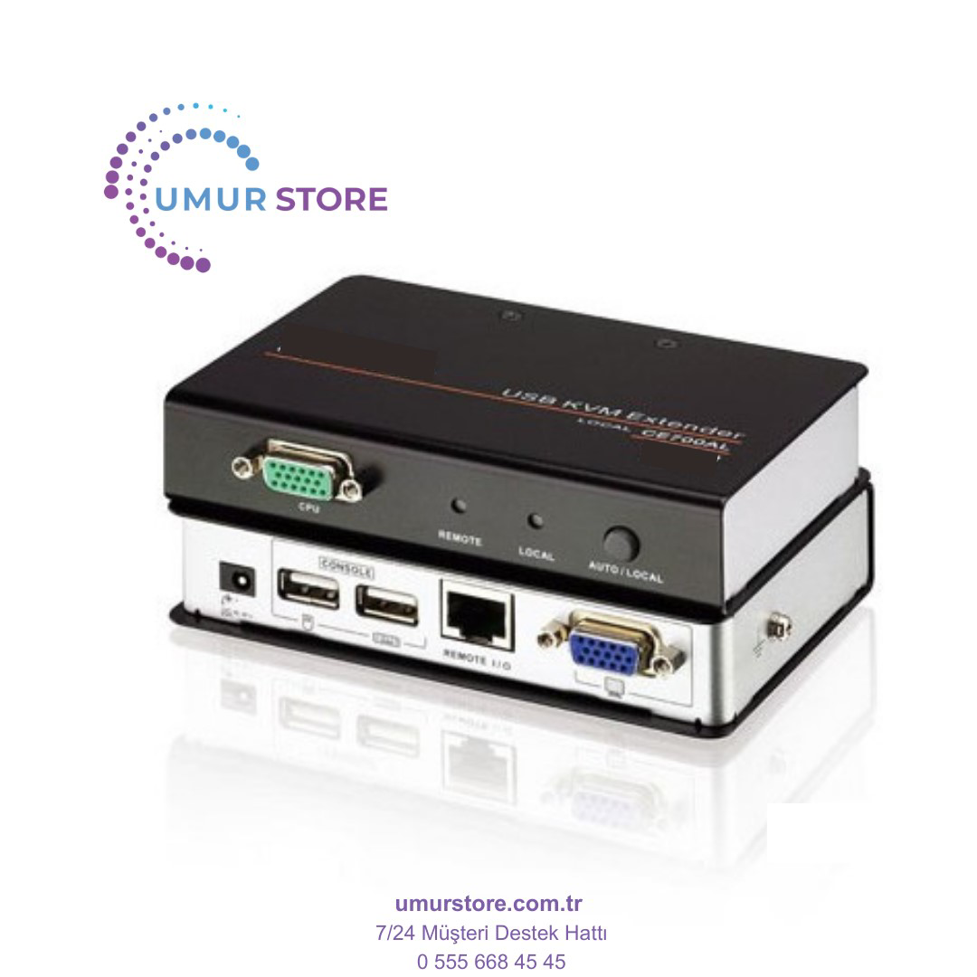 Vga Kvm (Keyboard/Video Monitor/Mouse) Mesafe Uzatma Cihazı, 150 Vga Kvm (Keyboard/Video Monitor/Mouse) Mesafe Uzatma Cihazı, 150