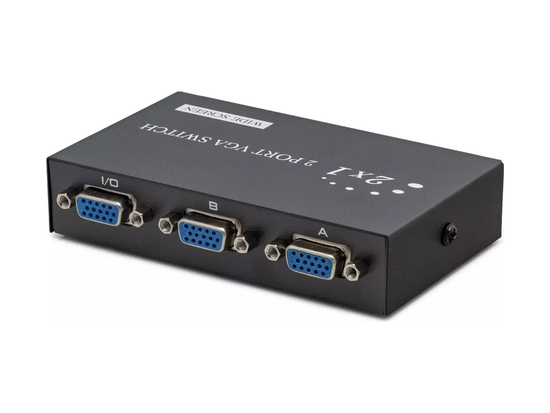 Vga Switch 54 Mhz 2 Giriş 1 Çikiş Butonlu Geçiş 2 Port Hdx1280