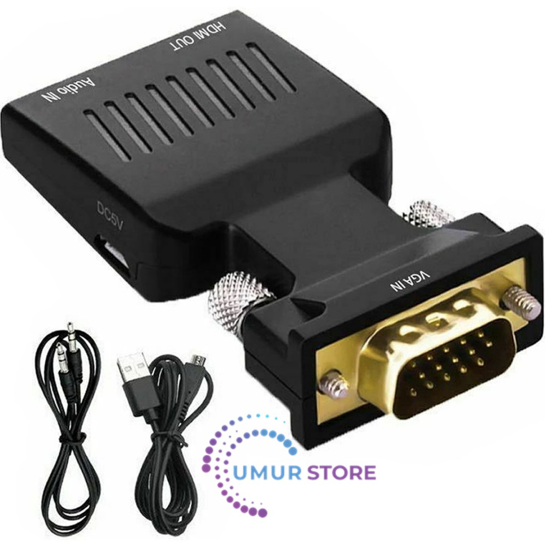 Herz Vga To Hdmi Çevirici Dönüştürücü Herz Vga To Hdmi Çevirici Dönüştürücü