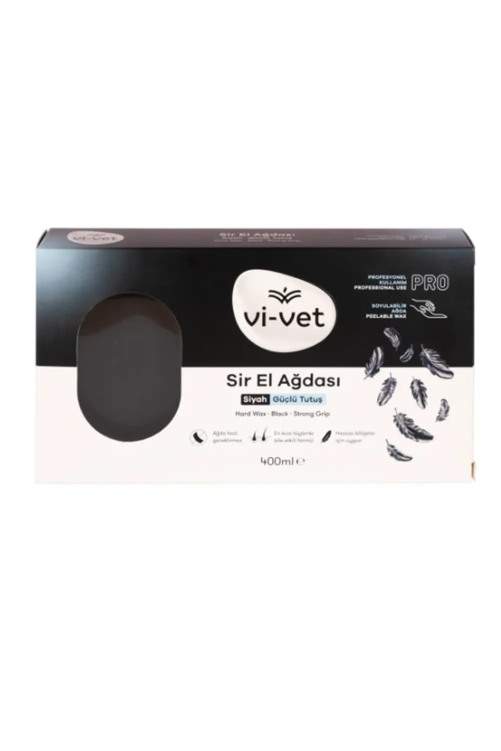 Vi Vet Folyo Kalıp Sir Ağda Siyah 400 gr