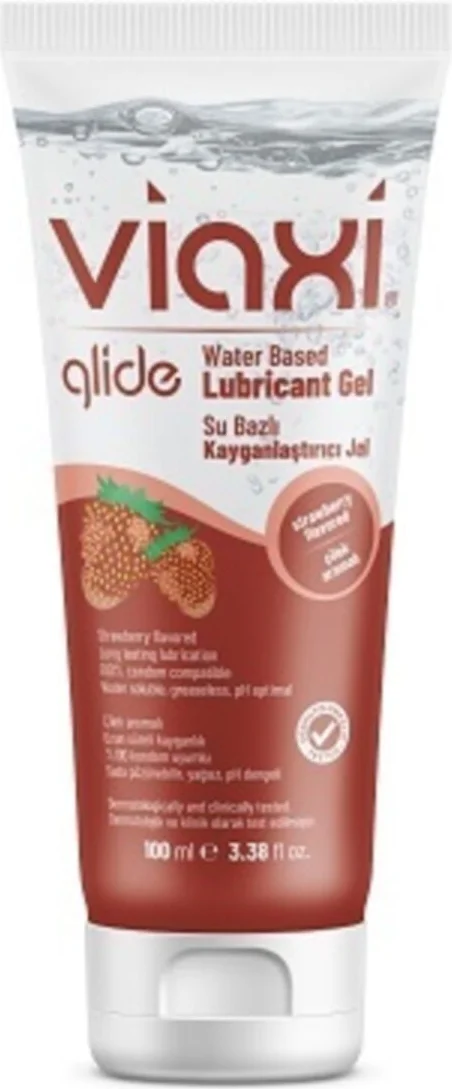 Viaxi Glide Su Bazlı Çilek Aromalı Jel 100 Ml Fiyatı, Yorumları ve Özellikleri