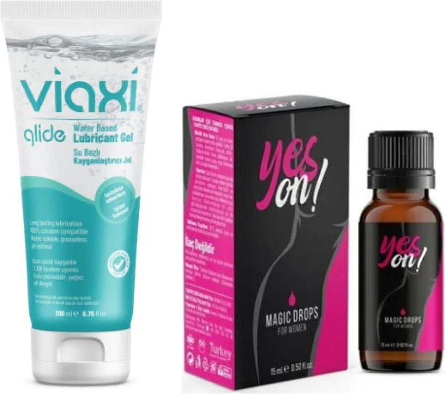 Viaxi Su Bazlı Glide Jel 200ml + Yeson Magic Drops Kadınlar İçin 15ml Fiyatı, Yorumları ve Özellikleri