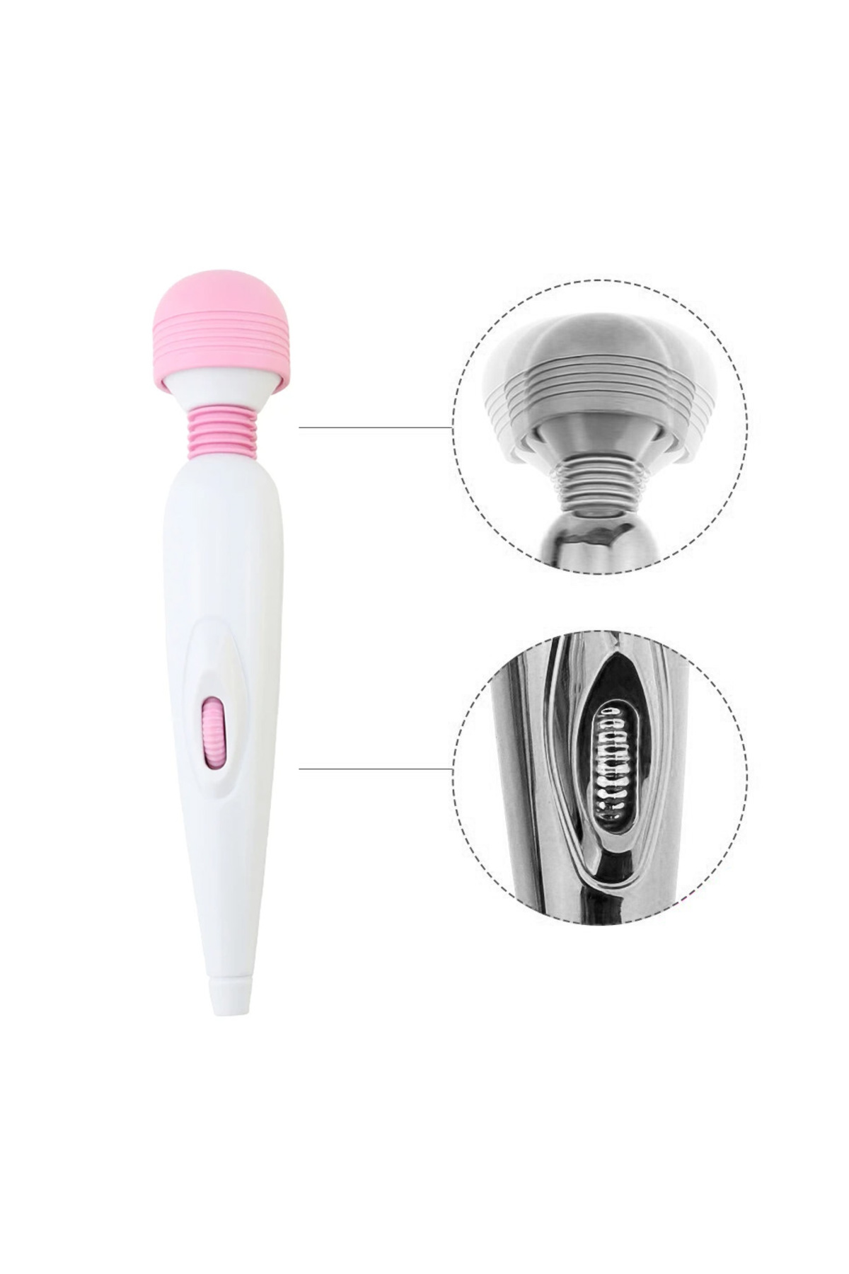 Vibex USB Şarjlı Wand Vibratör Vibex USB Şarjlı Wand Vibratör