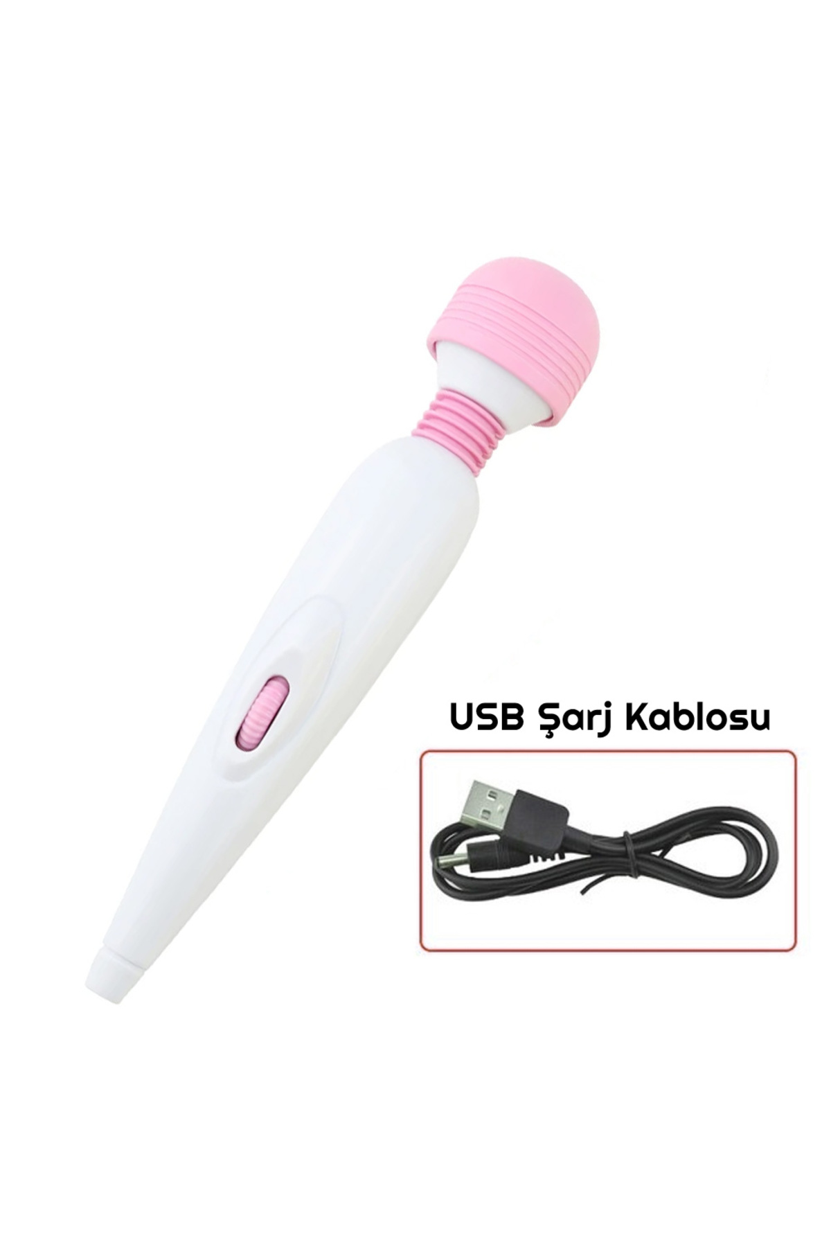 Vibex USB Şarjlı Wand Vibratör Vibex USB Şarjlı Wand Vibratör