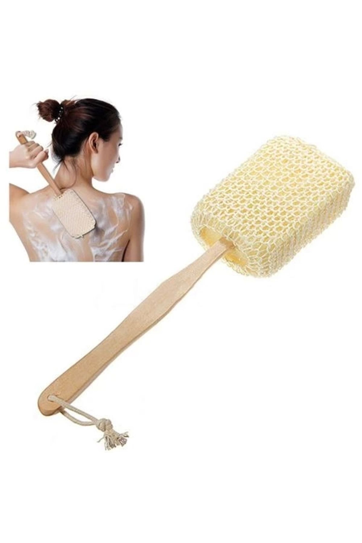 Modacar Vibia Doğal Lifli Banyo Sırt Ve Bacak Arası Süngeri