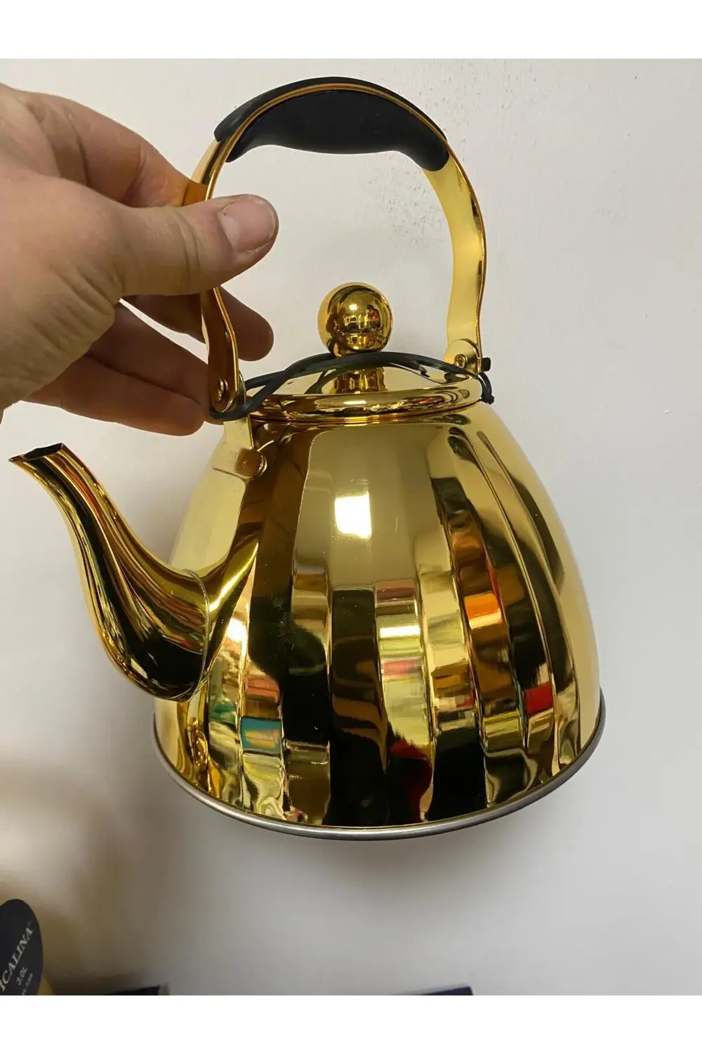 Vıcalına Tek Çaydanlık Üstten Tutmalı Model Alman Markası Paslanm