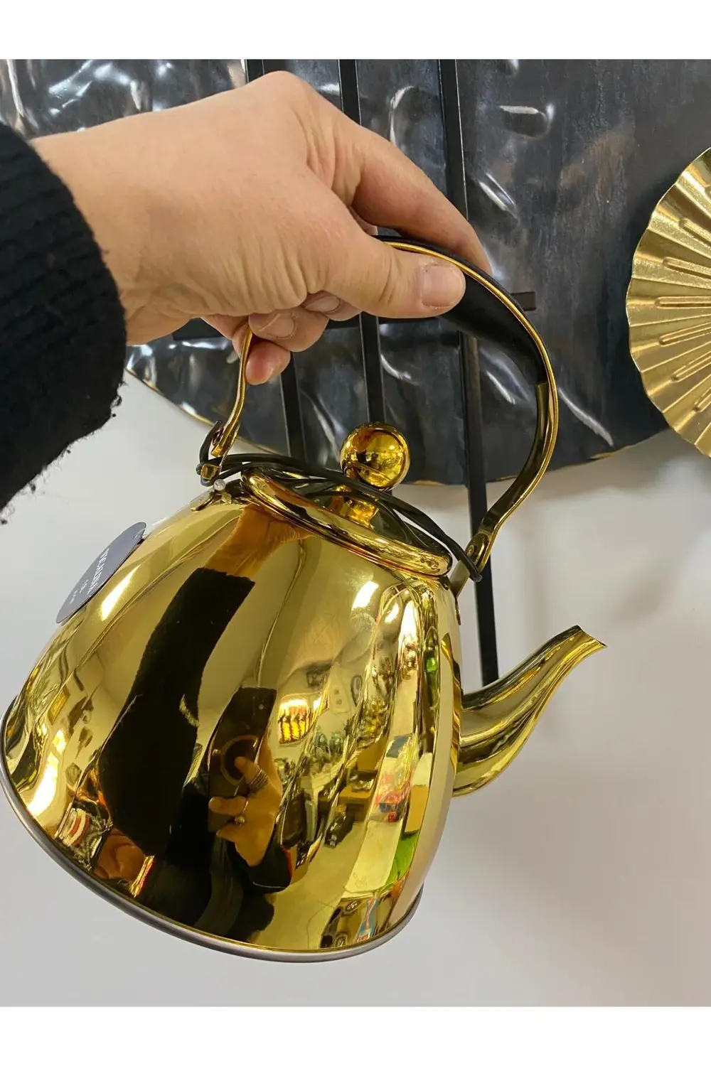 Vıcalına Tek Çaydanlık Üstten Tutmalı Model Alman Markası Paslanm