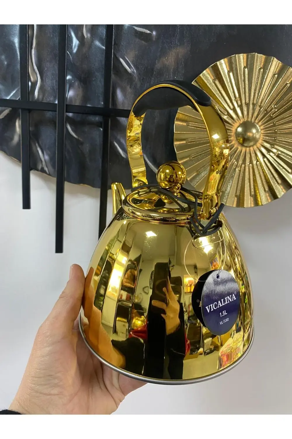 Vıcalına Tek Çaydanlık Üstten Tutmalı Model Alman Markası Paslanm