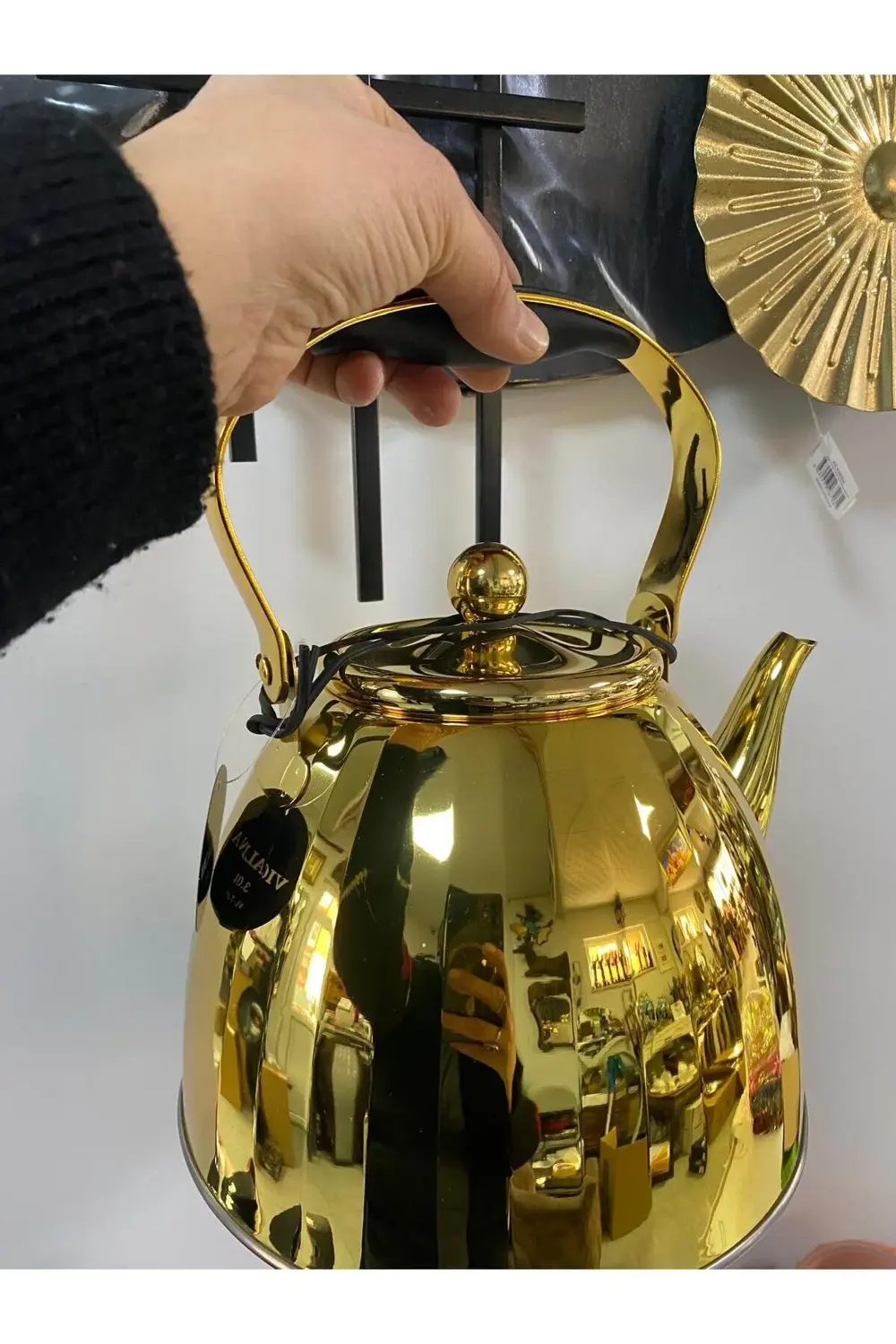 Vıcalına Tek Çaydanlık Üstten Tutmalı Model Alman Markası Paslanm