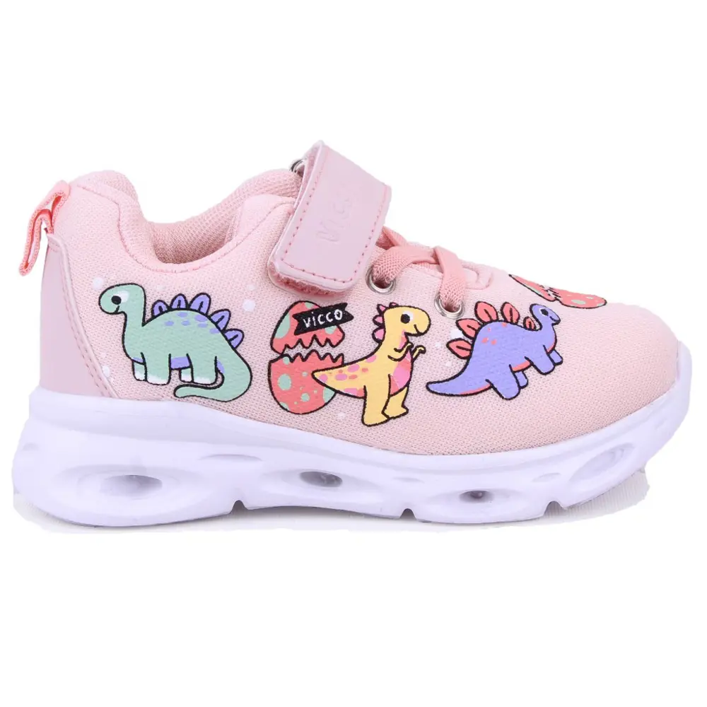 Vicco Dino 346P25Y171 Pudra Ortopedik Günlük Kız Çocuk Spor Ayakk
