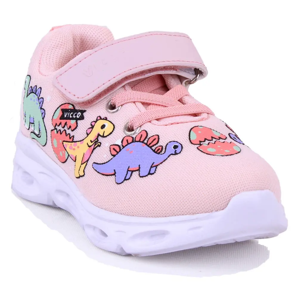 Vicco Dino 346P25Y171 Pudra Ortopedik Günlük Kız Çocuk Spor Ayakk
