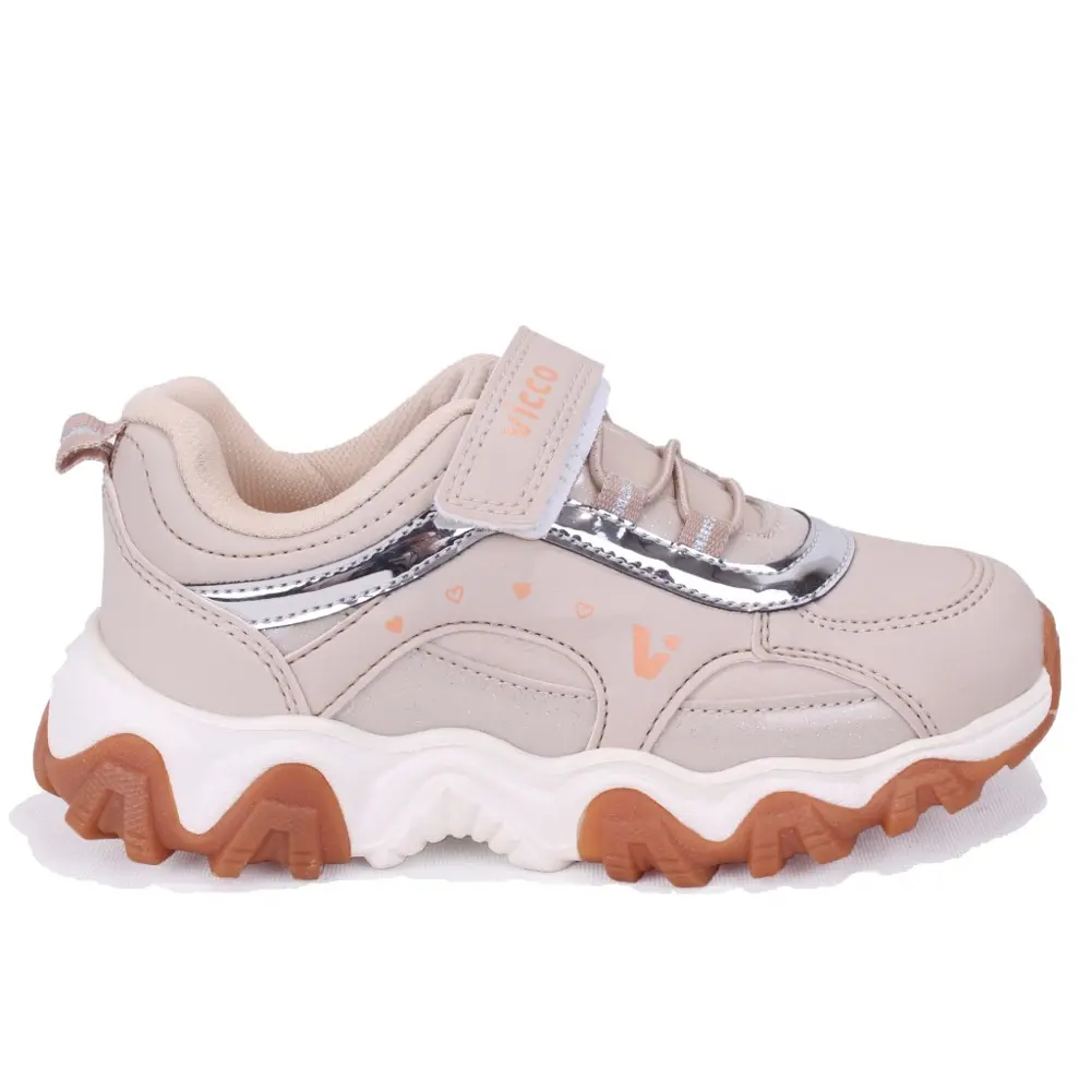 Vicco Dream 346F25K210 Bej Ortopedik Günlük Kız Çocuk Spor Ayakka