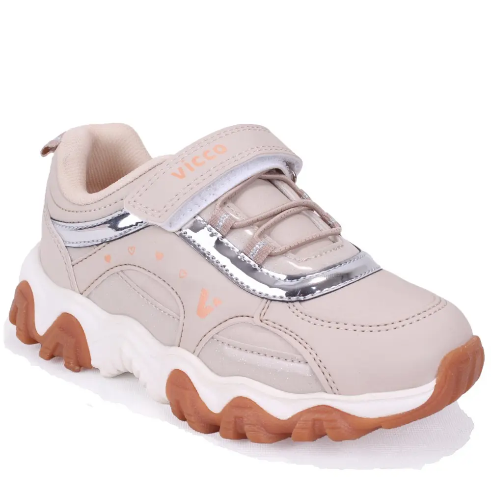 Vicco Dream 346F25K210 Bej Ortopedik Günlük Kız Çocuk Spor Ayakka